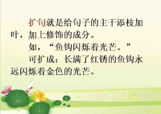 怎样学习小学语文才能有效扩句并轻松掌握写作方法？插图