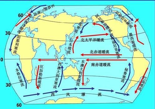 南半球七月是冬季，海洋和陆地哪个温度更高？初中地理等温线怎么看？插图