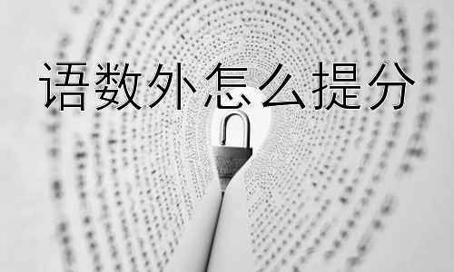 语数外怎么提分，高效学习方法：针对语数外的个性化策略-图片1