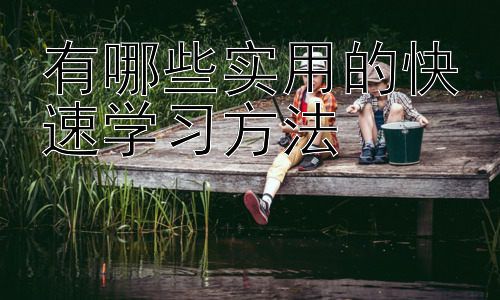 有哪些实用的快速学习方法， 提升学习效率的辅助工具与资源插图