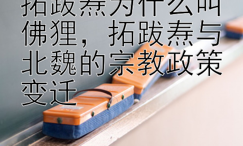 拓跋焘为什么叫佛狸，拓跋焘与北魏的宗教政策变迁插图