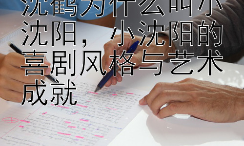沈鹤为什么叫小沈阳，小沈阳的喜剧风格与艺术成就插图