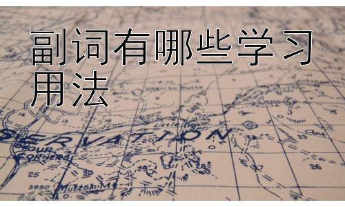 副词有哪些学习用法，副词在不同句型中的运用与拓展插图