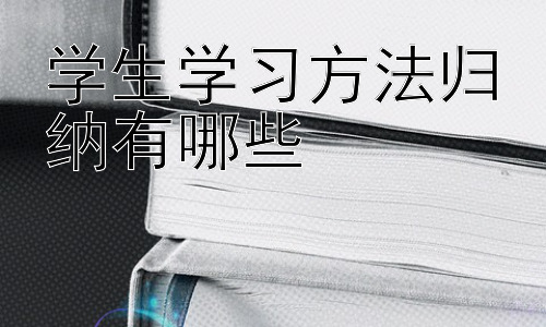 学生学习方法归纳有哪些，不同学习风格的学习方法插图