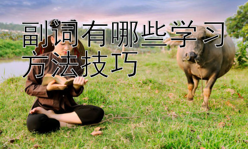 副词有哪些学习方法技巧，副词学习中的常见误区与解决方法插图