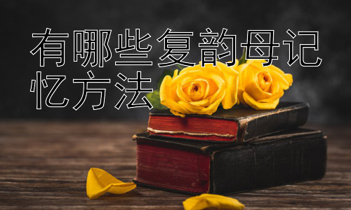 有哪些复韵母记忆方法，复韵母学习中的常见误区及应对策略插图