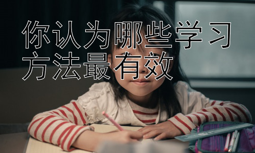 你认为哪些学习方法最有效，不同学习阶段的学习方法选择插图