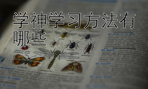 学神学习方法有哪些，学神的时间管理秘籍：高效学习的基石插图