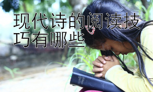 现代诗的阅读技巧有哪些，现代诗的主题解读与情感体验插图