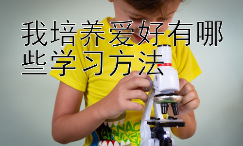我培养爱好有哪些学习方法，爱好学习中的常见问题及解决方案插图