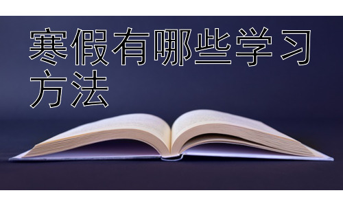 寒假有哪些学习方法，寒假高效学习：时间管理与目标设定插图