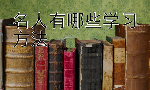 名人有哪些学习方法 ， 名人学习方法背后的共通点：学习力培养插图