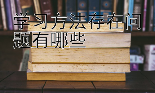学习方法存在问题有哪些，高效学习方法的实践与探索插图