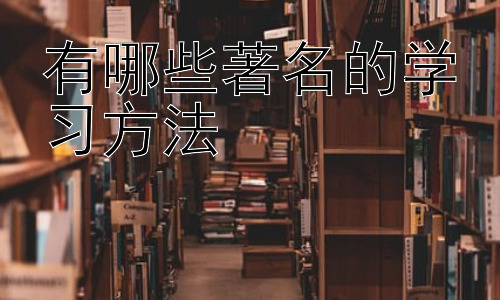 有哪些著名的学习方法，不同学习风格与学习方法的选择插图