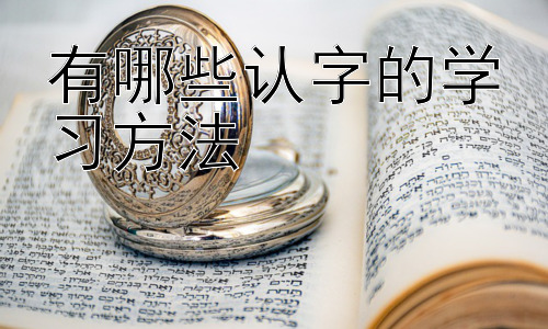 有哪些认字的学习方法，高效识字的家庭环境营造插图