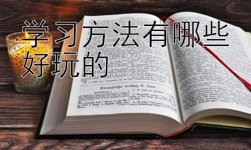 学习方法有哪些好玩的，拓展：如何将学习方法融入日常生活，提高学习效率？插图