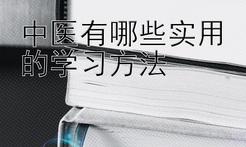 中医有哪些实用的学习方法，  中医学习中的挑战与应对策略插图