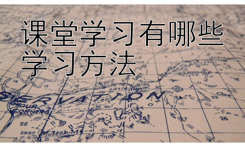 课堂学习有哪些学习方法，不同学习风格的课堂学习策略插图