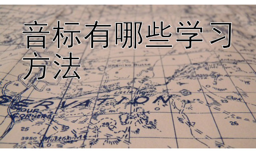 音标有哪些学习方法，高效记忆英语音标的技巧与策略插图