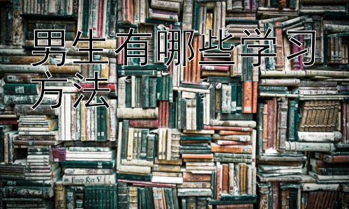 男生有哪些学习方法，男生学习效率提升的策略：专注力与时间管理插图