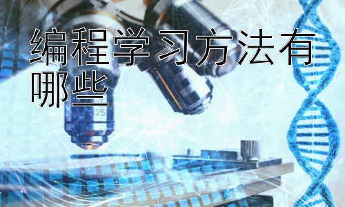 编程学习方法有哪些，  提升编程学习效率的技巧插图
