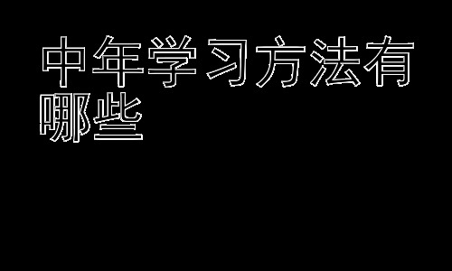 中年学习方法有哪些，中年学习如何克服惰性和焦虑插图