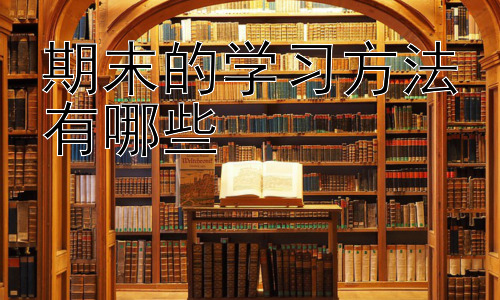 期末的学习方法有哪些，高效应对期末考试压力：身心合一，从容面对插图