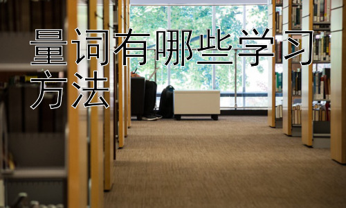 量词有哪些学习方法，  量词学习中的常见误区及解决方法插图