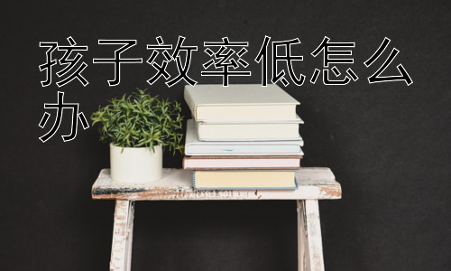 孩子效率低怎么办，孩子效率低下的深层原因及家庭教育的应对策略-图片1