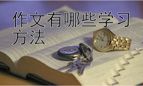 作文有哪些学习方法，  如何克服作文中的常见问题插图