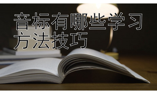 音标有哪些学习方法技巧，  突破音标学习瓶颈：从模仿到创造插图