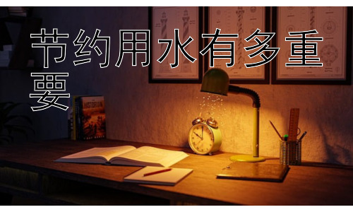 节约用水有多重要，  节约用水与可持续发展：一个紧密的联系插图
