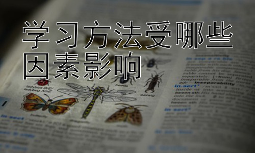 学习方法受哪些因素影响，学习方法的个性化定制：因材施教与高效学习插图