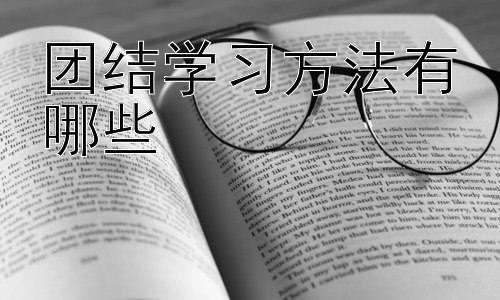 团结学习方法有哪些，  团结学习的挑战与应对策略插图