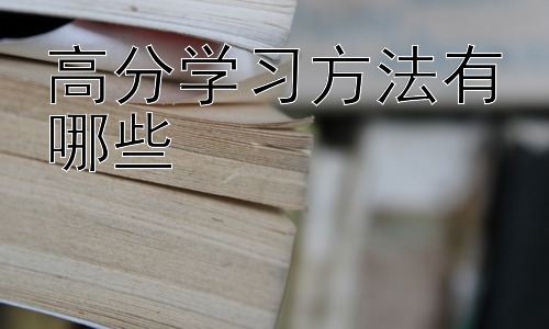 高分学习方法有哪些，  学习方法的个性化调整：找到属于你的学习秘诀插图