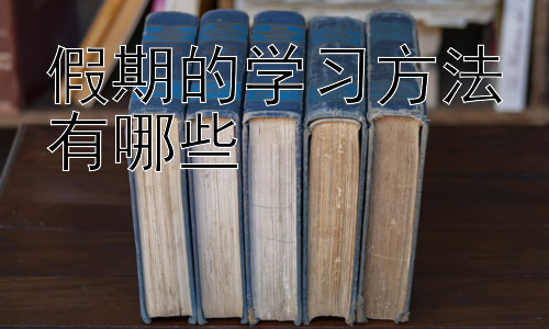 假期的学习方法有哪些，假期学习的实践策略：制定个性化学习计划插图