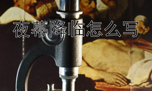 夜幕降临怎么写，夜幕降临，为什么会让人感到平静？插图