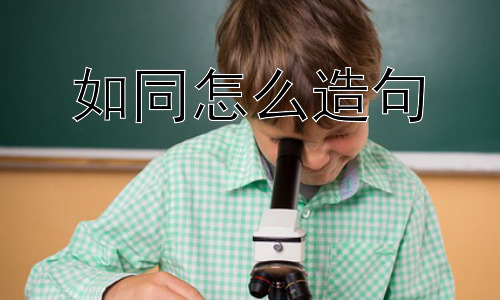 如同怎么造句，如同的使用会产生哪些歧义？插图