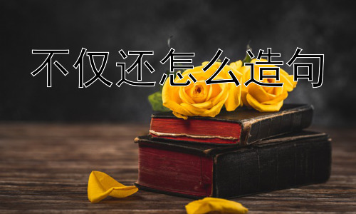 不仅还怎么造句， “不仅……还……”句式还有什么更深入的探讨吗？插图