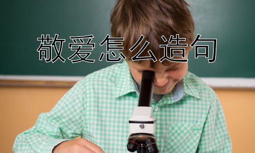 敬爱怎么造句， 为什么现在很少听到人说“敬爱”了？插图