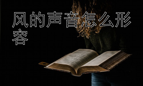风的声音怎么形容，如何用主观感受更深入理解风的声音？插图