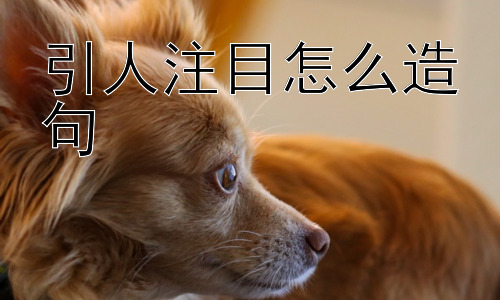 引人注目怎么造句， “引人注目”的程度如何判断？插图