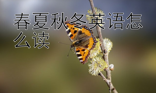 春夏秋冬英语怎么读，为什么“秋天”有两个词？插图