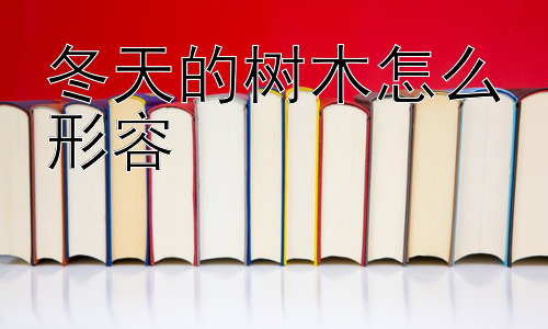 冬天的树木怎么形容，冬天的树木真的在“冬眠”吗？插图