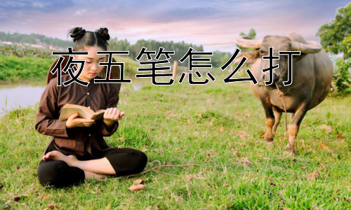夜五笔怎么打，为什么还有人坚持使用五笔输入法？插图
