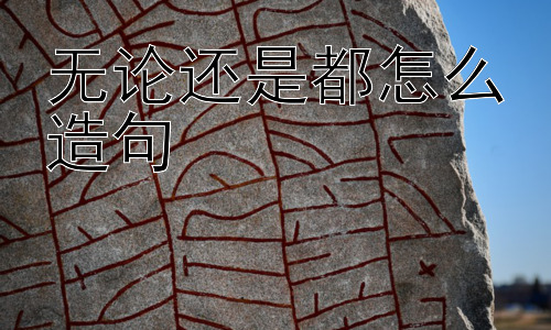 无论还是都怎么造句， 为什么 “无论…还是…都…”如此常用？-图片1