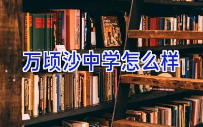 万顷沙中学怎么样插图