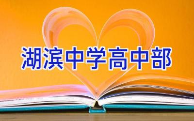 湖滨中学高中部插图