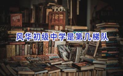 风华初级中学是第几梯队