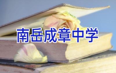 南岳成章中学插图